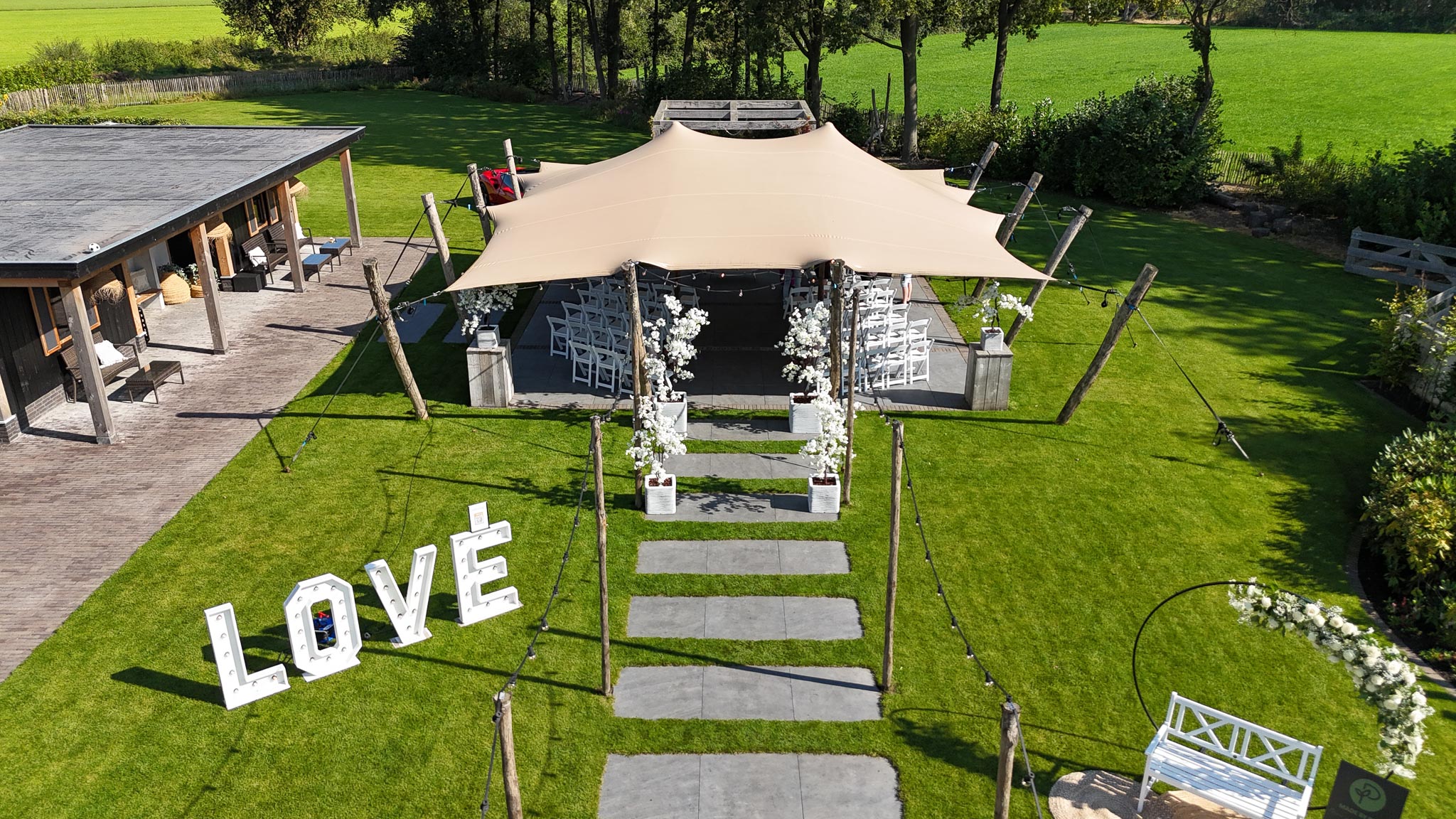 Singapore Strings, Stretch Tents, Kefalonia